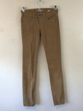 Lucky Brand Charlie Skinny Corduroy Pants 00 / 24 29" Inseam